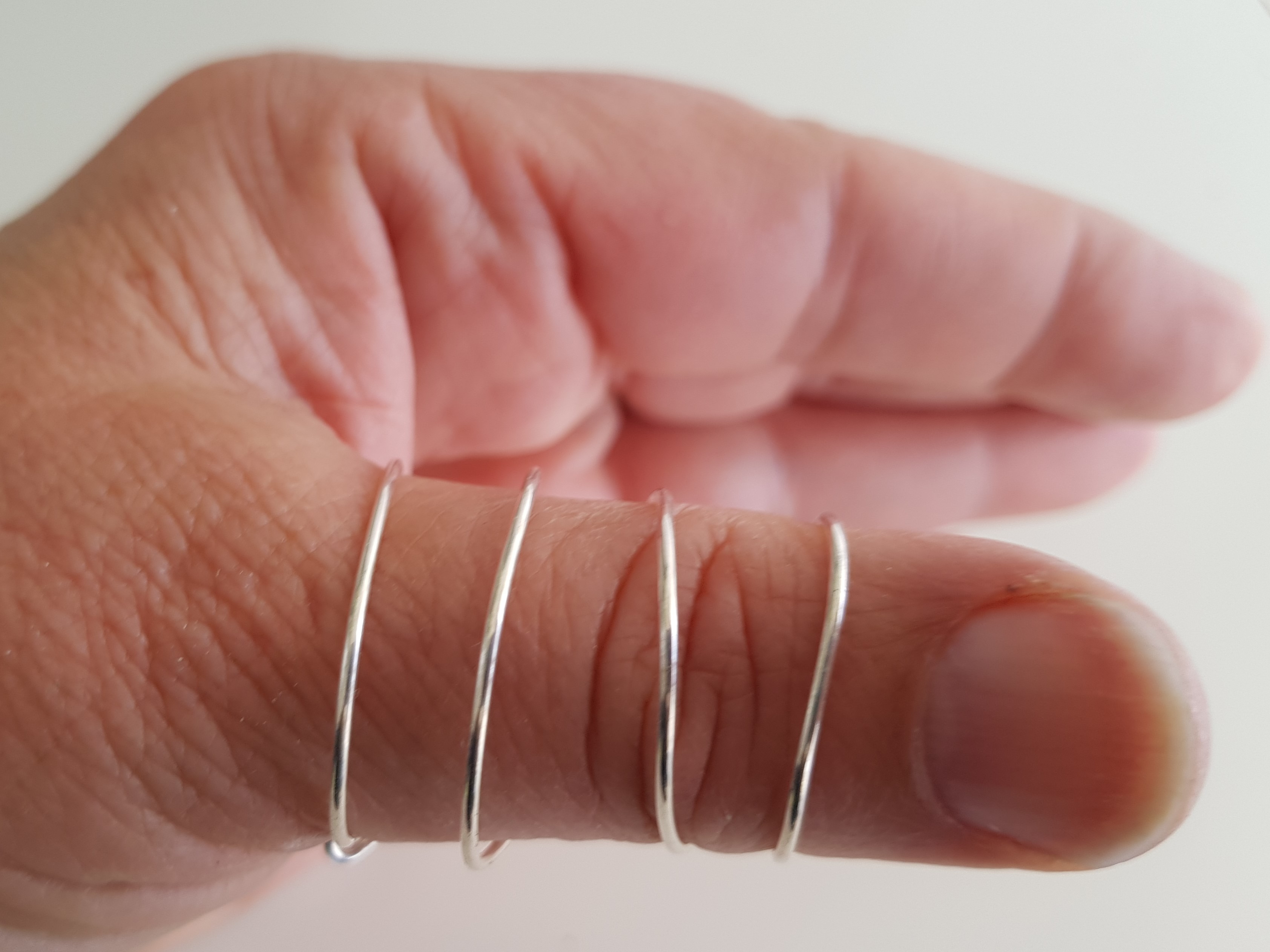 Tumring i sterling silver